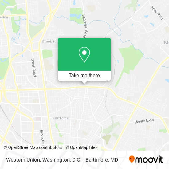 Western Union map
