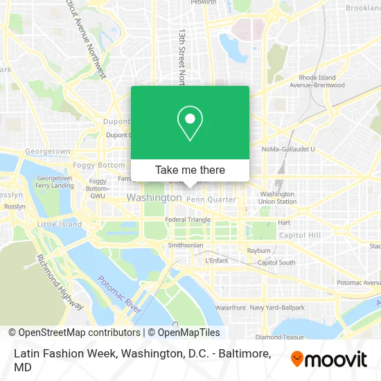 Latin Fashion Week map