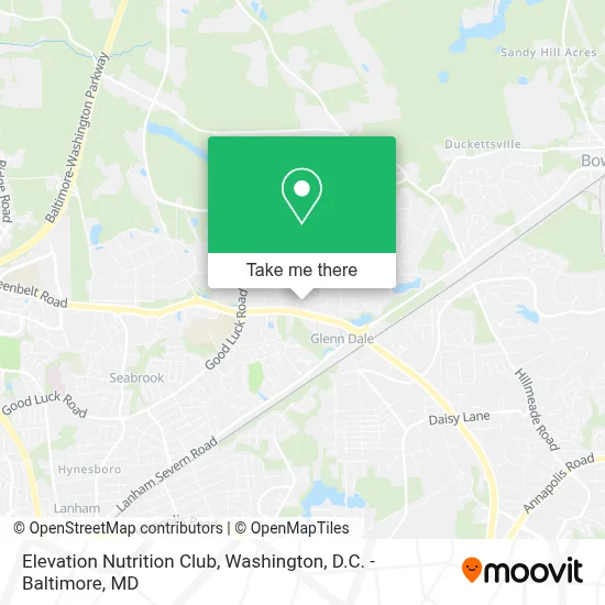 Elevation Nutrition Club map