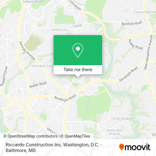 Riccardo Construction Inc map