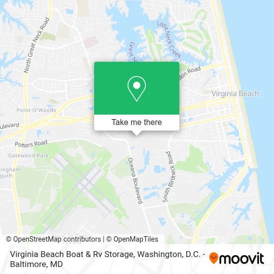Virginia Beach Boat & Rv Storage map