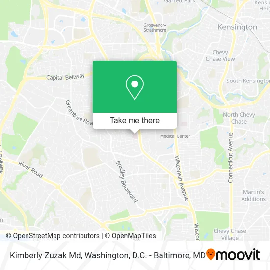 Kimberly Zuzak Md map