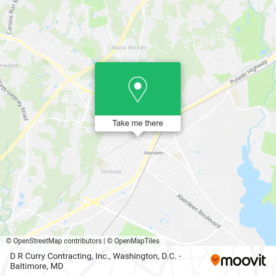 D R Curry Contracting, Inc. map