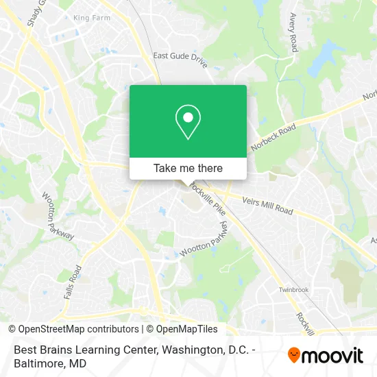 Best Brains Learning Center map