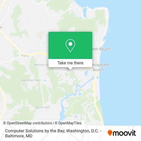 Computer Solutions by the Bay map
