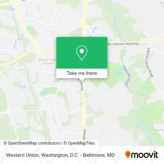 Western Union map