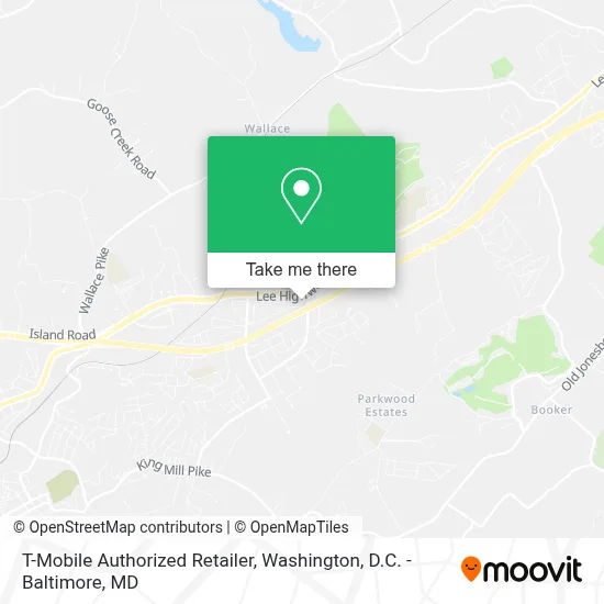 T-Mobile Authorized Retailer map