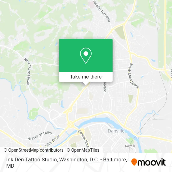 Ink Den Tattoo Studio map