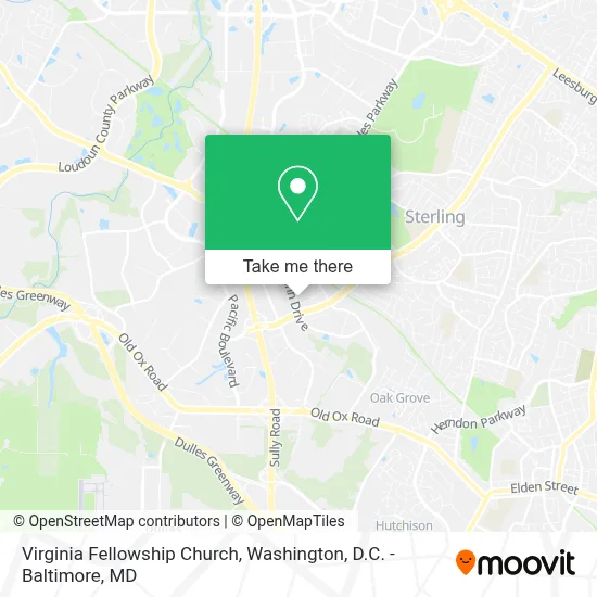 Virginia Fellowship Church map