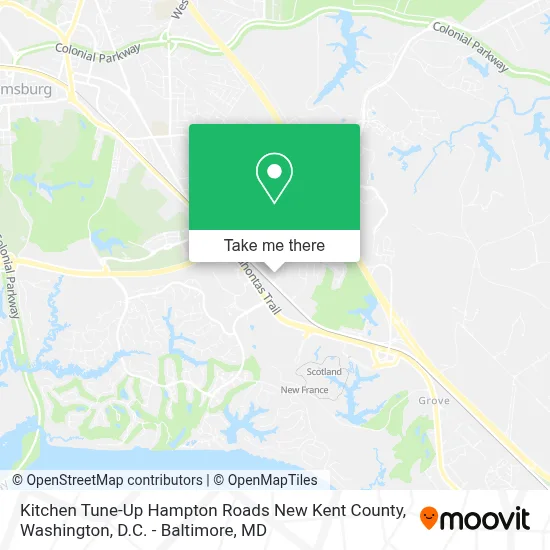 Kitchen Tune-Up Hampton Roads New Kent County map