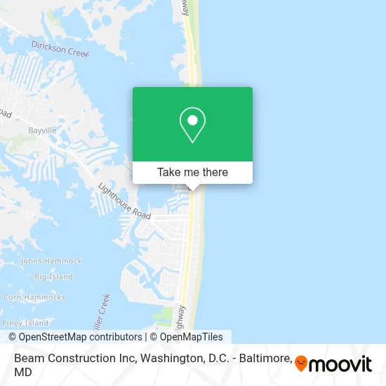 Beam Construction Inc map