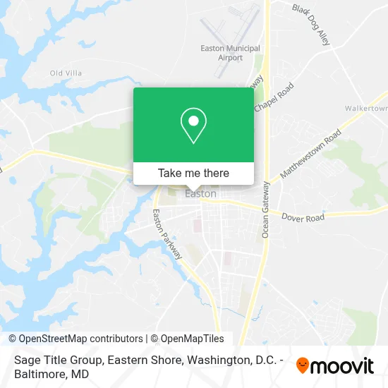 Sage Title Group, Eastern Shore map
