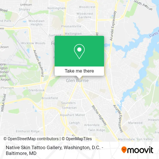 Native Skin Tattoo Gallery map