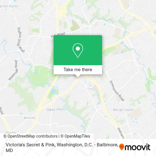 Victoria's Secret & Pink map