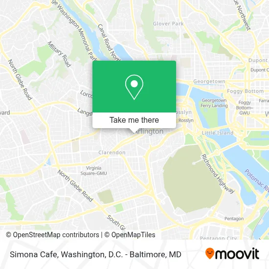 Simona Cafe map