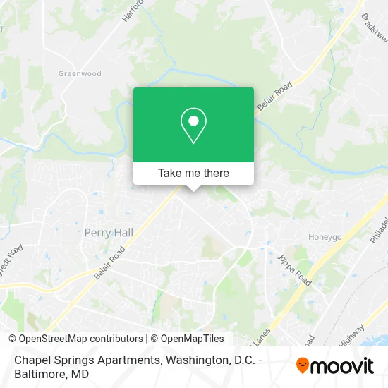 Chapel Springs Apartments map