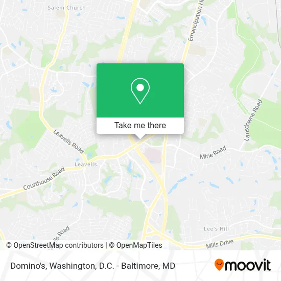 Domino's map