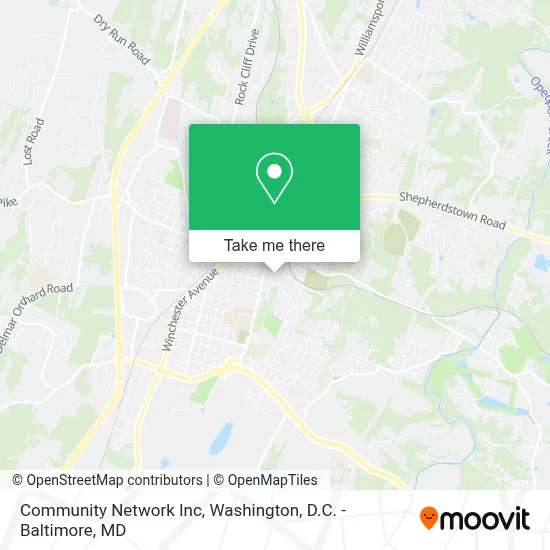 Community Network Inc map