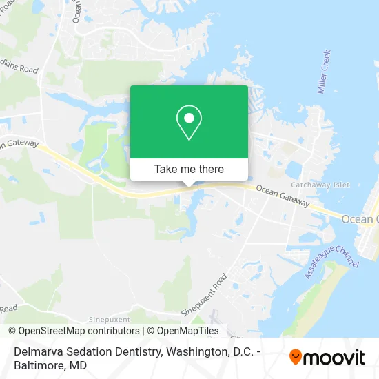 Delmarva Sedation Dentistry map