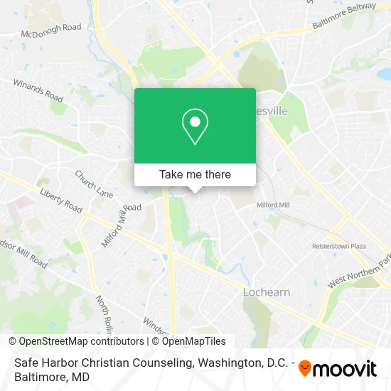 Safe Harbor Christian Counseling map