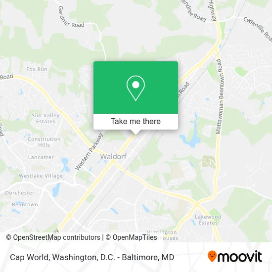 Cap World map