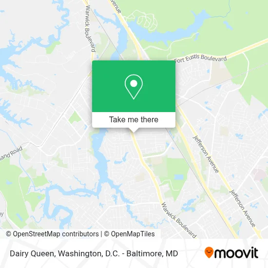 Dairy Queen map