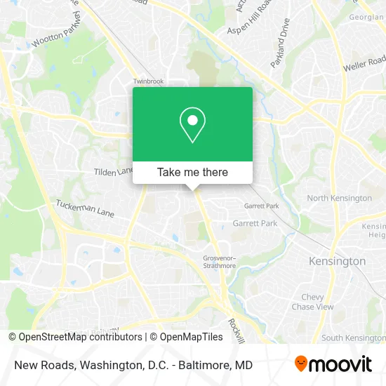 New Roads map