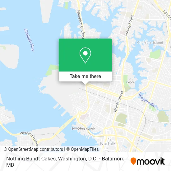 Nothing Bundt Cakes map