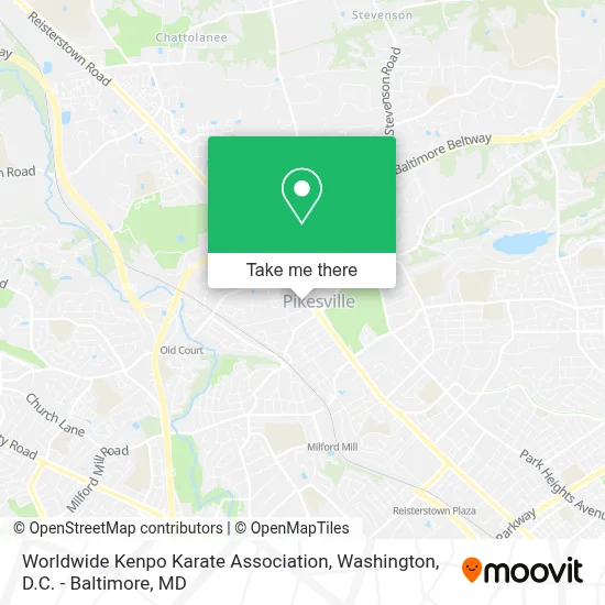 Worldwide Kenpo Karate Association map