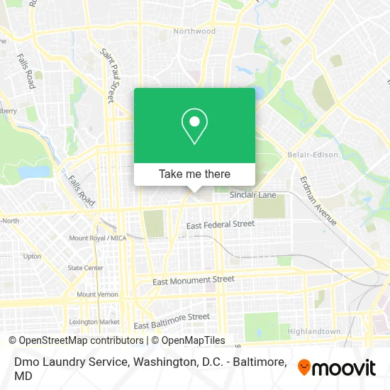 Dmo Laundry Service map