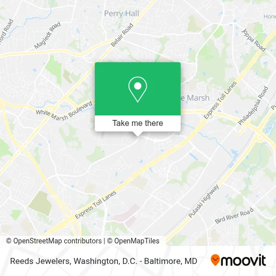 Reeds Jewelers map