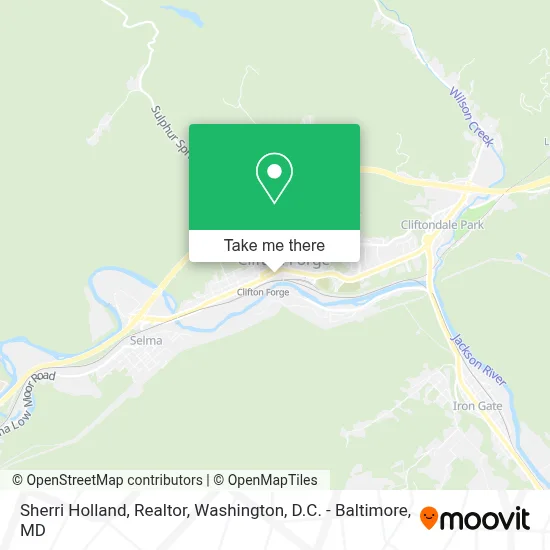 Sherri Holland, Realtor map