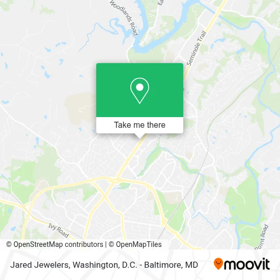 Jared Jewelers map