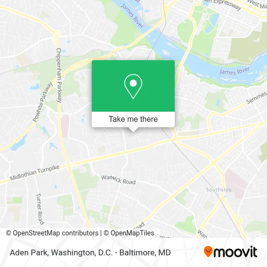 Aden Park map