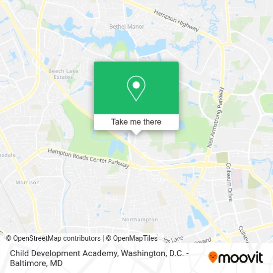 Child Development Academy map