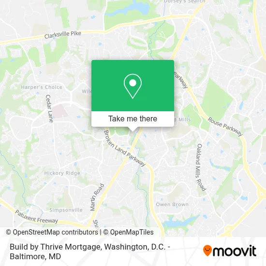 Build by Thrive Mortgage map