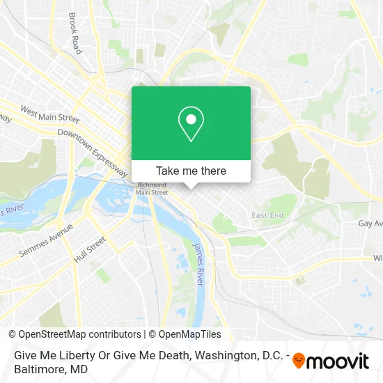 Give Me Liberty Or Give Me Death map