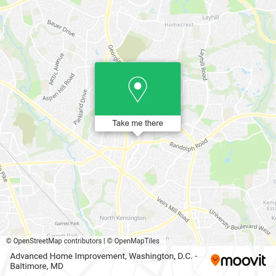 Advanced Home Improvement map