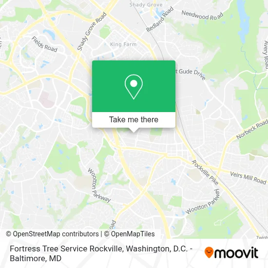 Fortress Tree Service Rockville map