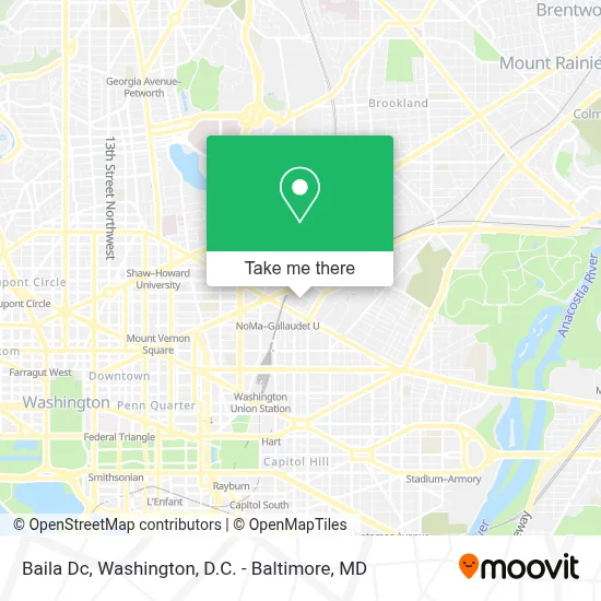 Baila Dc map