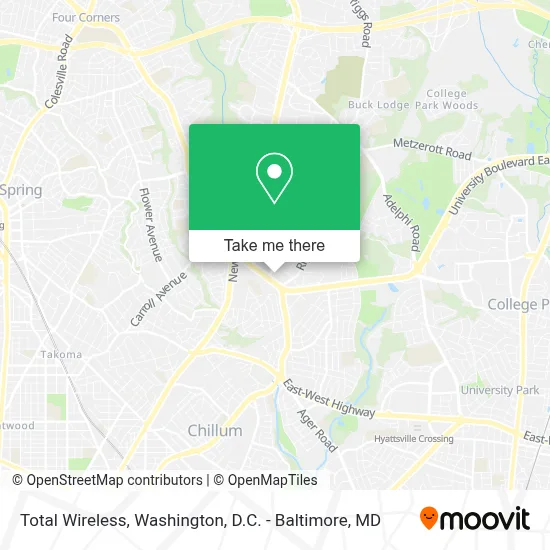 Total Wireless map