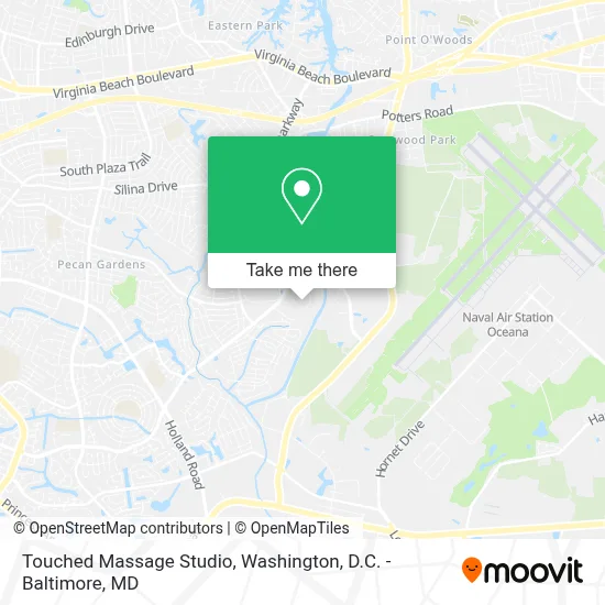 Touched Massage Studio map