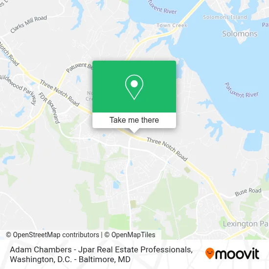 Adam Chambers - Jpar Real Estate Professionals map