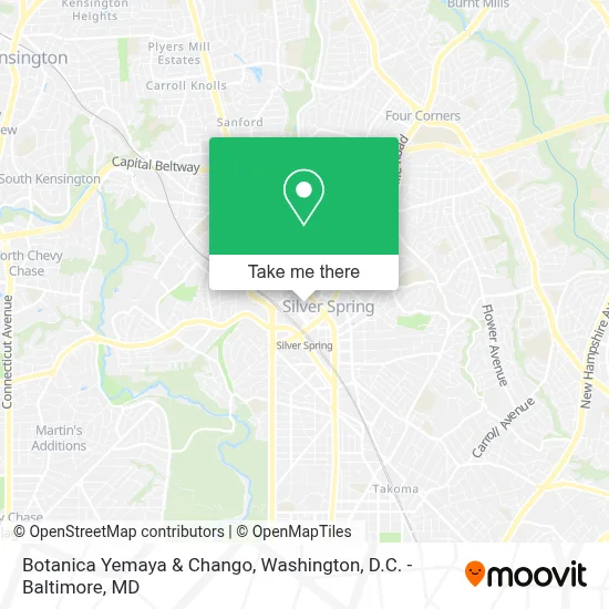 Botanica Yemaya & Chango map