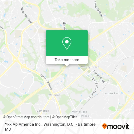 Ykk Ap America Inc. map