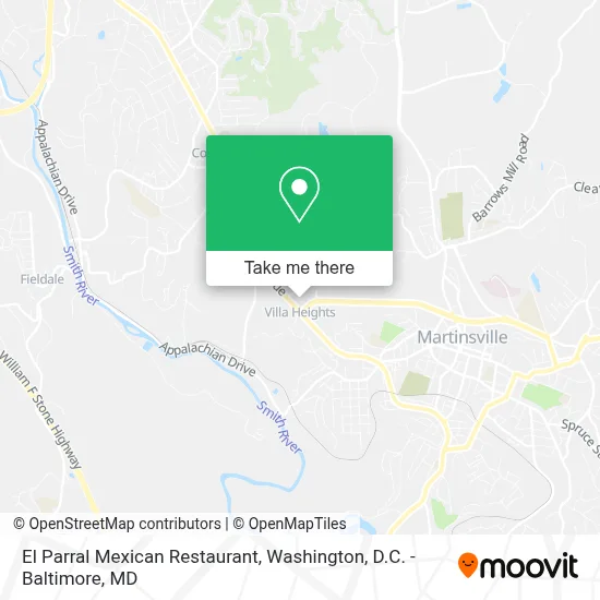 El Parral Mexican Restaurant map