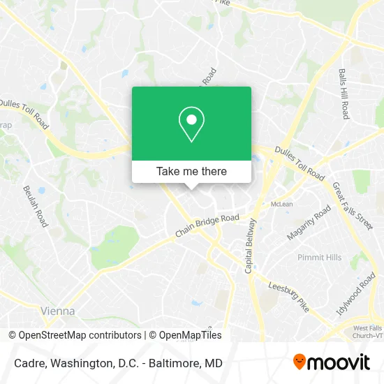 Cadre map