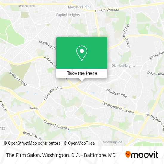 The Firm Salon map