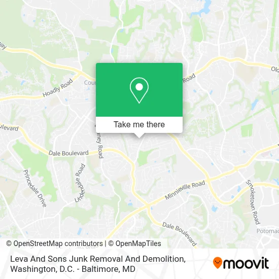 Leva And Sons Junk Removal And Demolition map