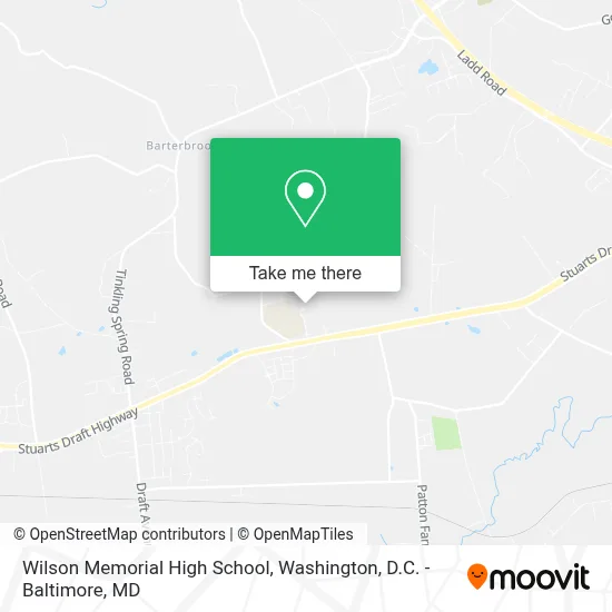 Wilson Memorial High School map